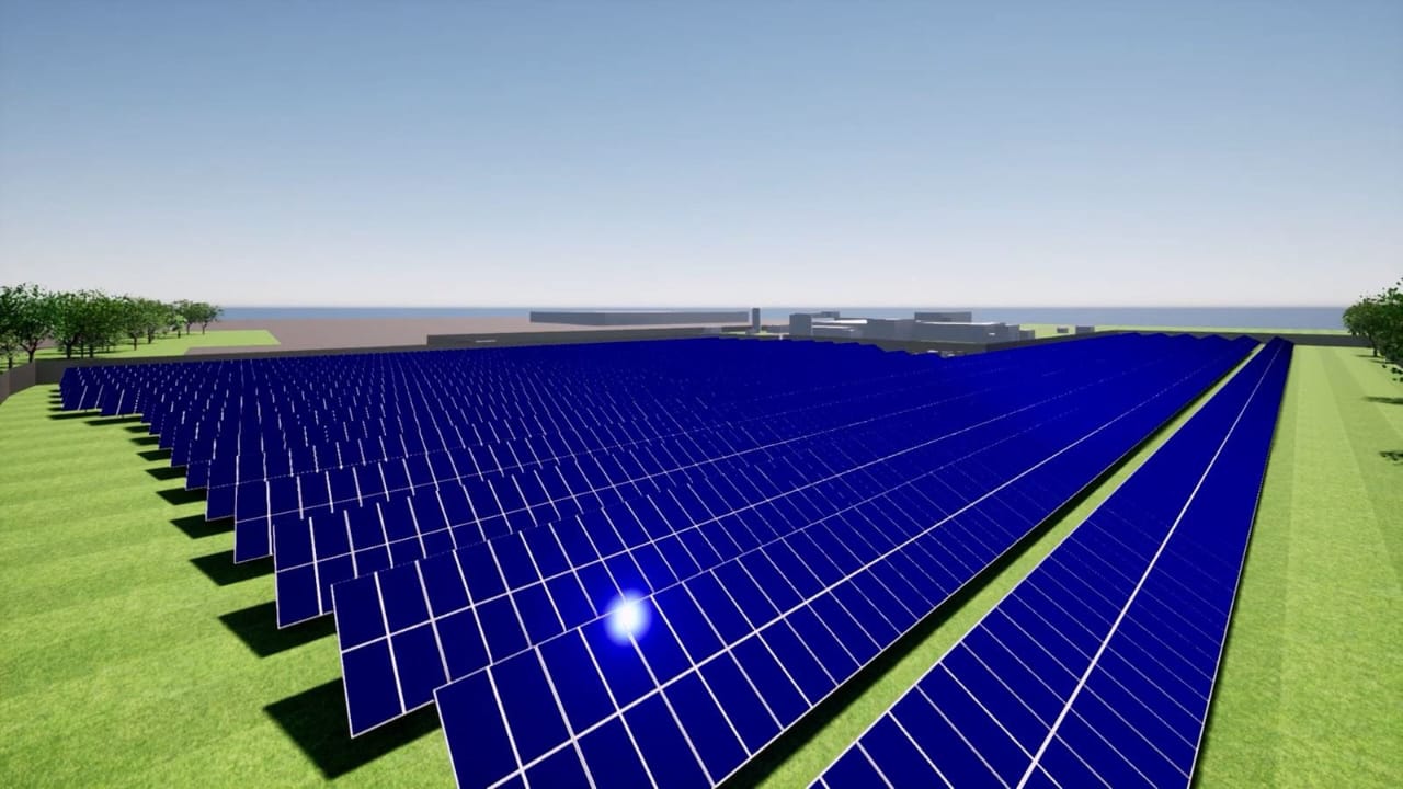Hazel View Green utility-scale solar farm