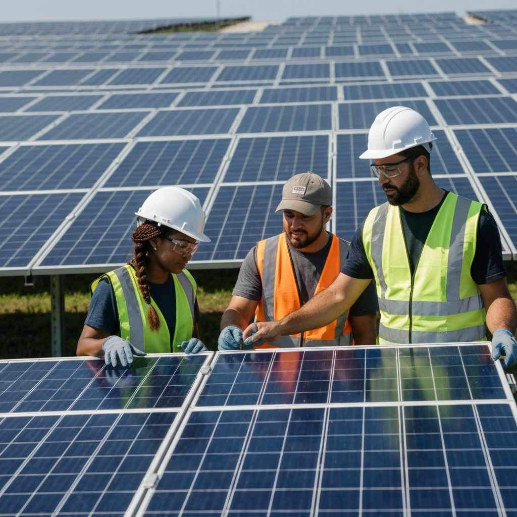 Solar farm maintenance