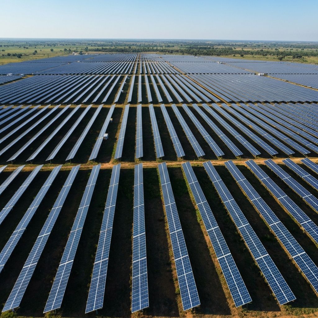 Ntabazinduna Solar Farm aerial view